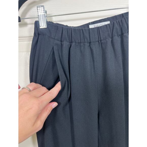 Aritzia Babaton Dexter Pant Pull-On Tuxedo Jogger Pants Black XS Corporate Work - Picture 4 of 9